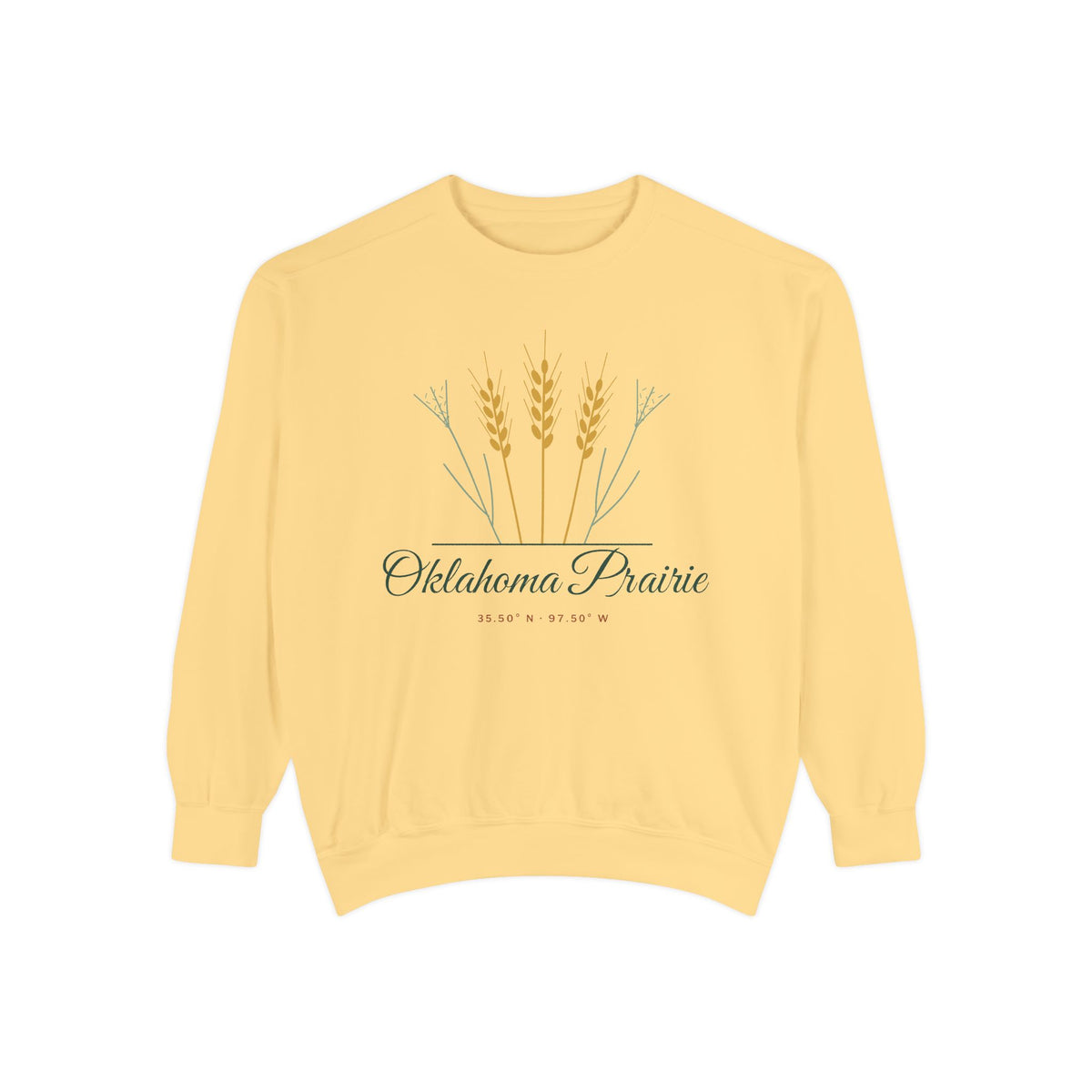 Oklahoma Prairie Crewneck Sweatshirt | Comfort Colors