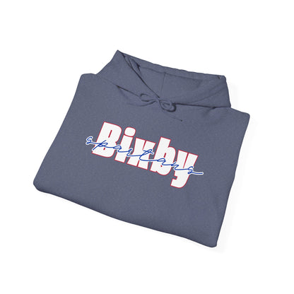 Bixby Spartans Cursive Gildan Hoodie