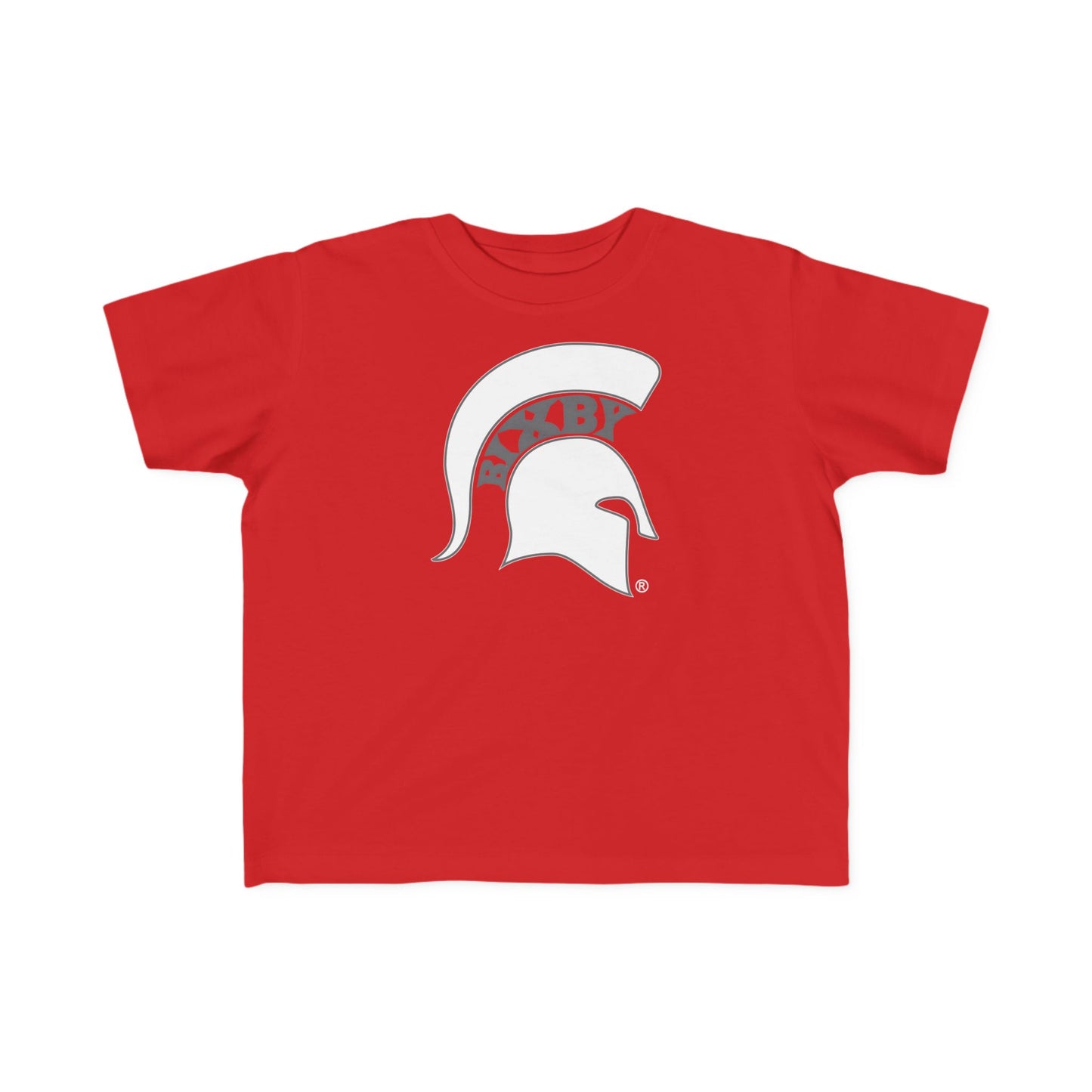 Spartan White Logo Rabbit Skins Toddler Tee