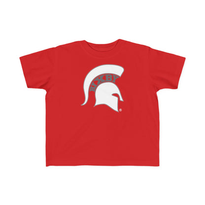 Spartan White Logo Rabbit Skins Toddler Tee