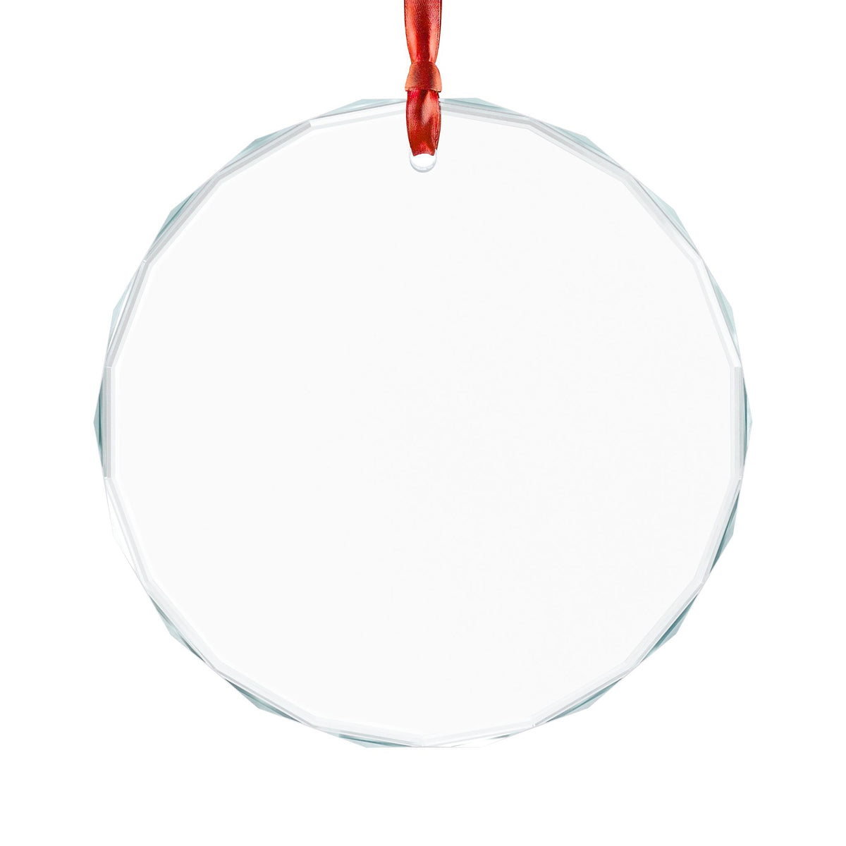 Scissortail Oklahoma Engraved Crystal Ornament