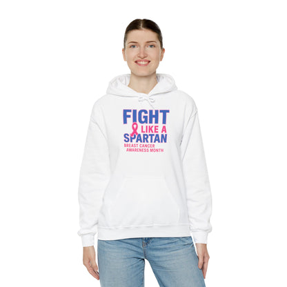 Fight Like A Spartan Breast Cancer Awareness Gildan Hoodie