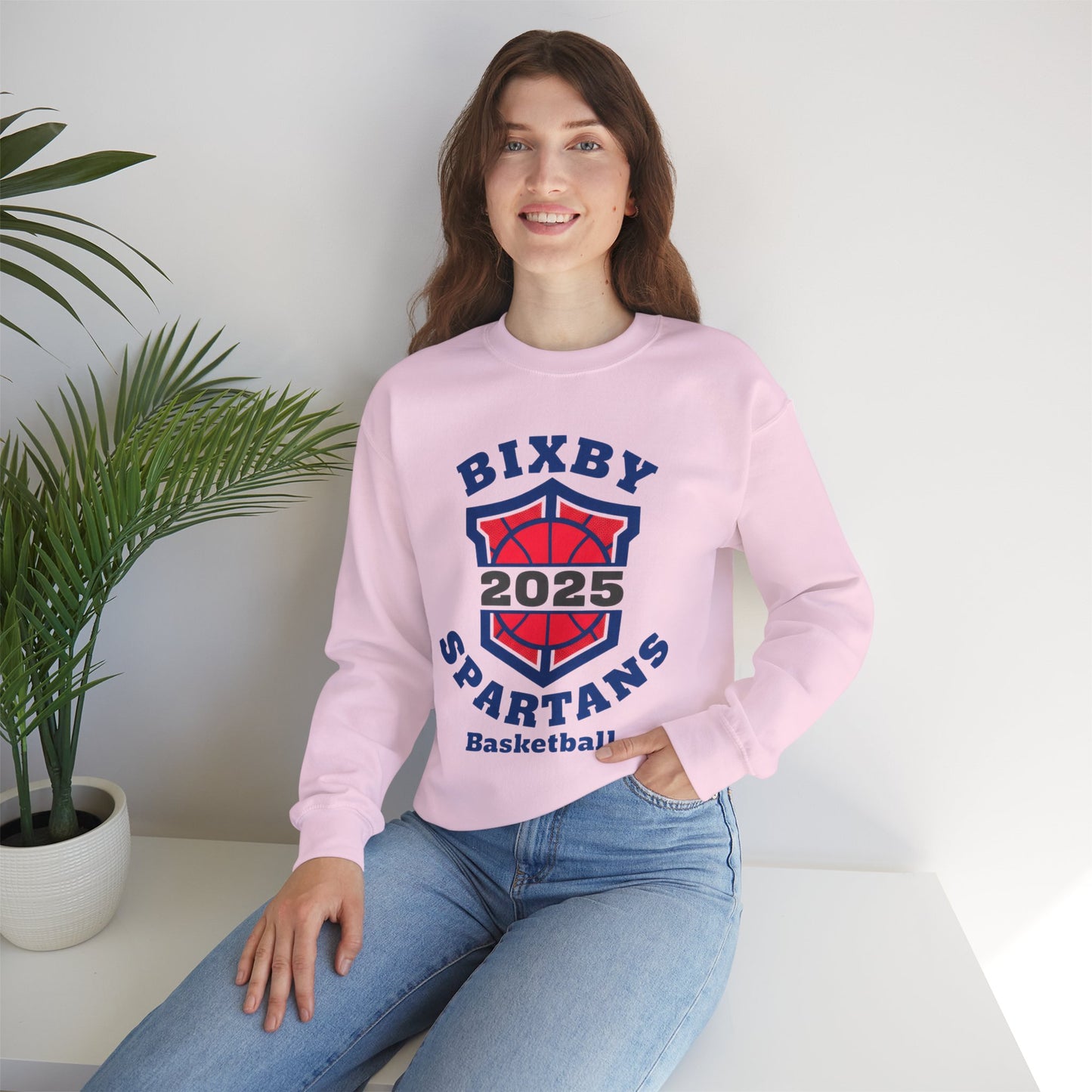 Bixby Spartans Basketball Gildan Sweatshirt