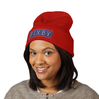 Bixby Spartans Embroidered Cuffed Beanie, BIXBY Bar