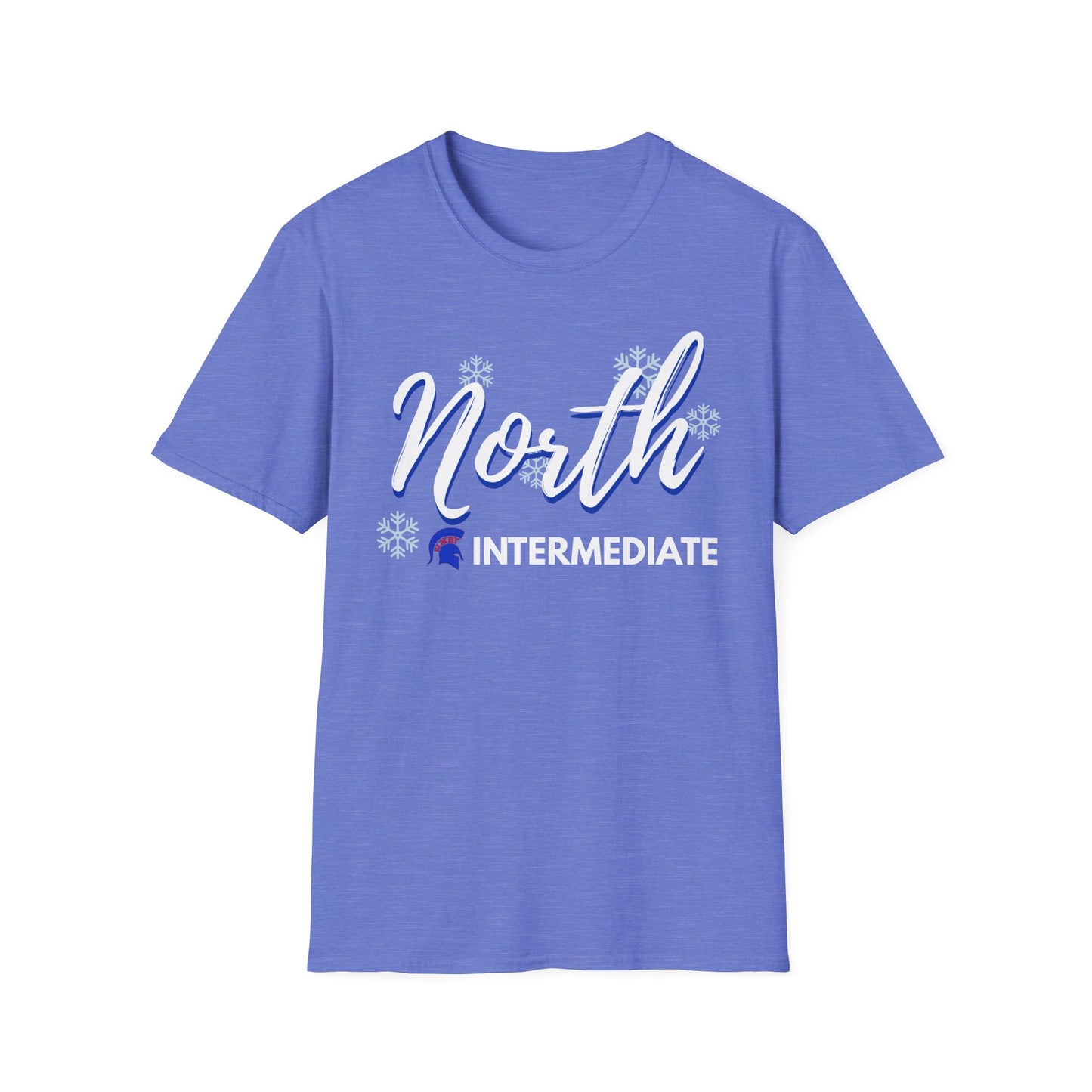 Bixby Spartan North Intermediate Snow Day Softstyle Tee