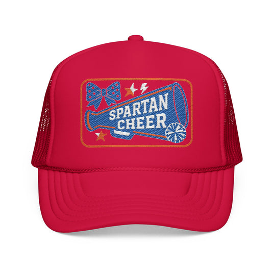 Spartan Cheer Embroidered Foam Trucker Hat