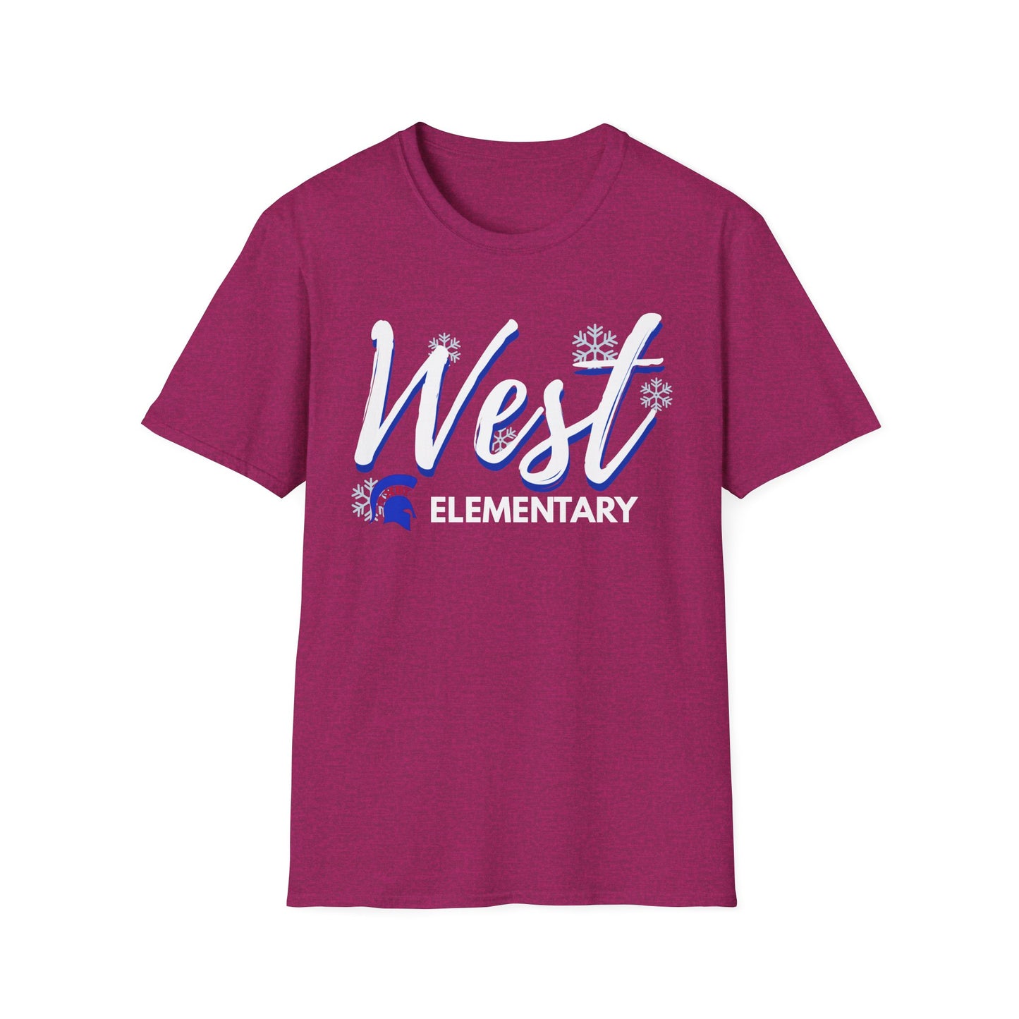 Bixby Spartan West Elementary Snow Day Softstyle Tee