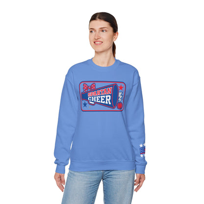 Bixby Cheer With Sleeve Print Gildan Sweatshirt