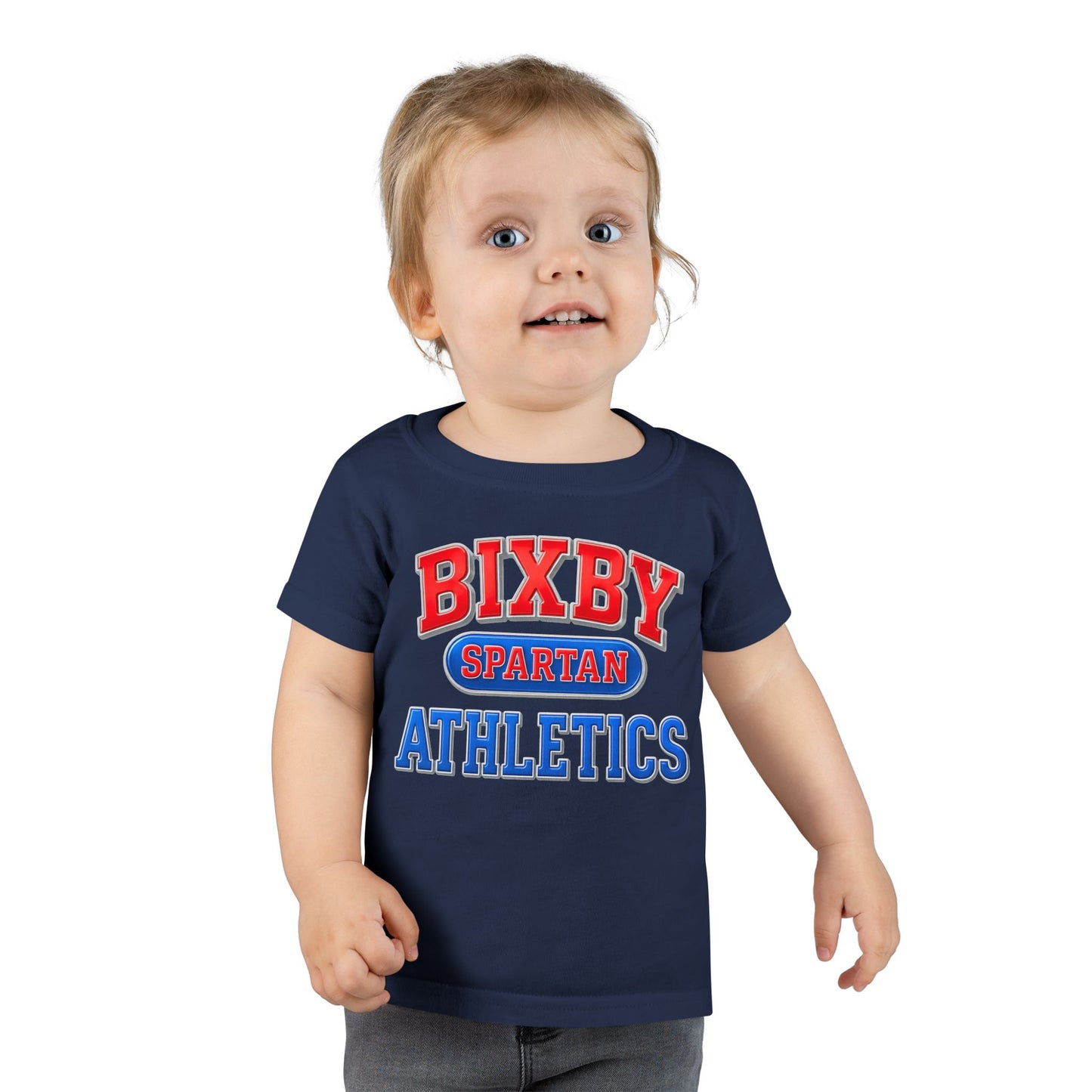 Bixby Spartan Athletics Metallic Toddler Tee