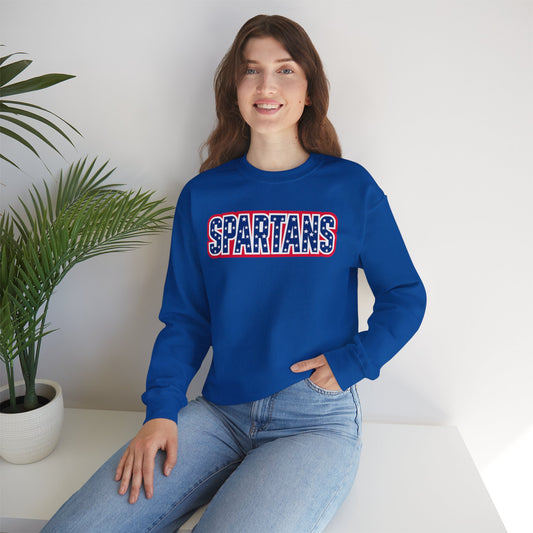 Spartans Patriotic Gildan Sweatshirt