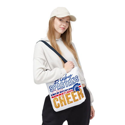 Bixby Spartans Cheer Mom Polyester Tote Bag