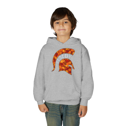 Bixby Spartan Fall Helmet Youth Gildan Hoodie