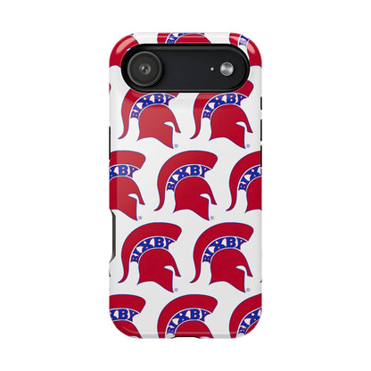 Bixby Spartan Red Logo Impact Resistant iPhone Case