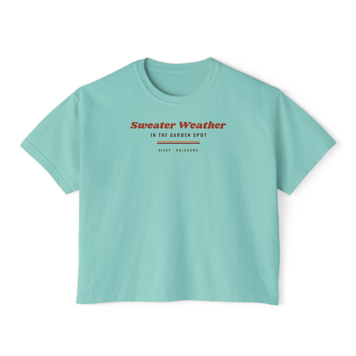 Sweater Weather in the Garden Spot Boxy Comfort Colors Tee