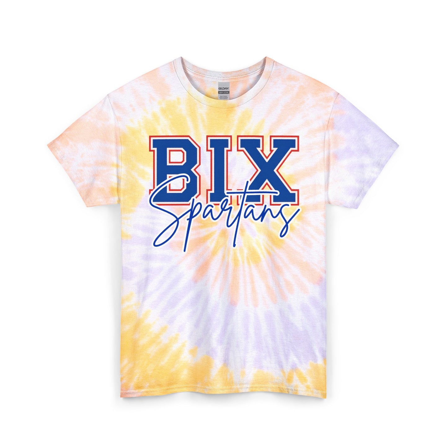 BIX Spartans Tie-Dye Spiral Gildan Tee