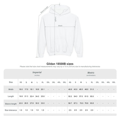 Spartan Blue Logo Youth Gildan Hoodie