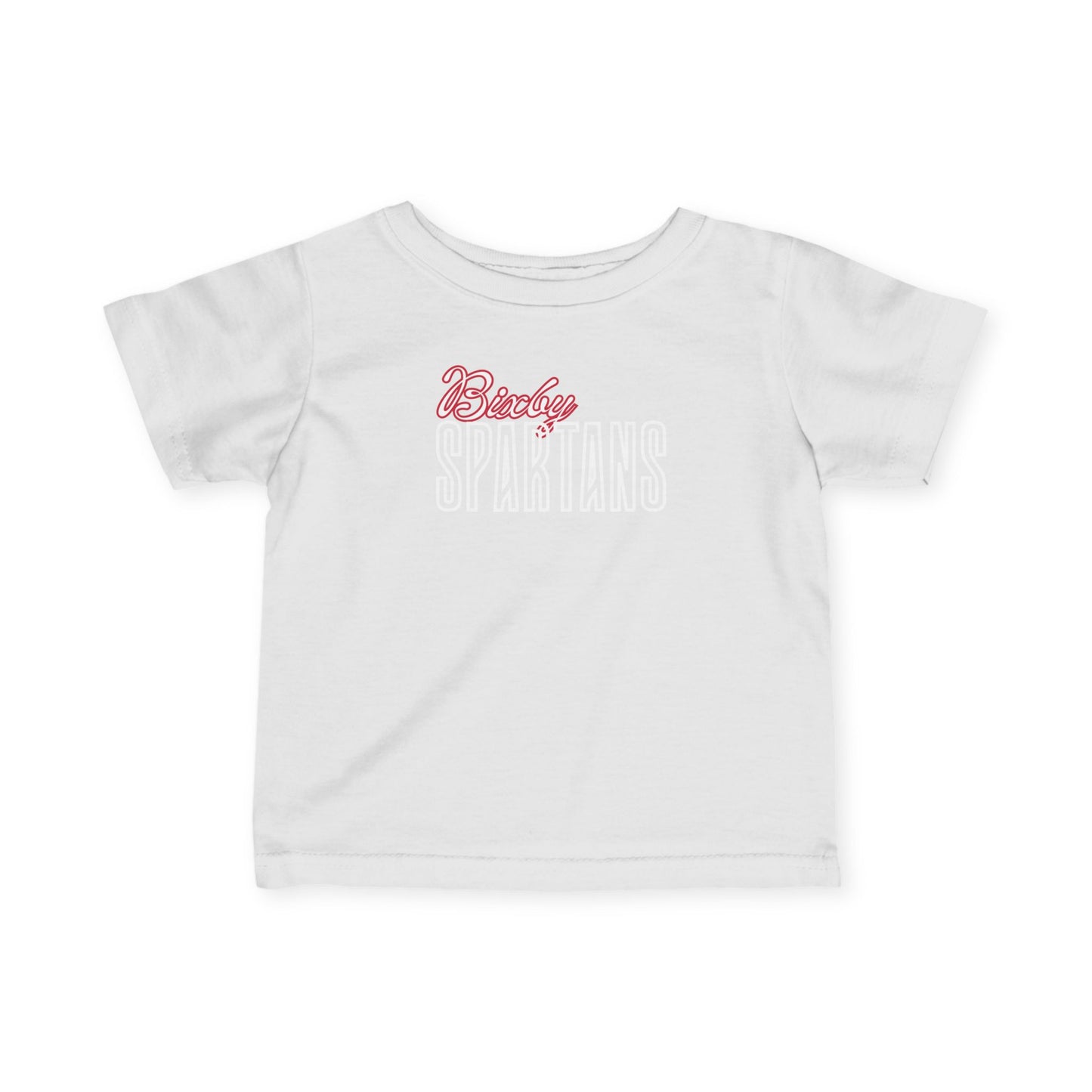 Bixby Spartans Cursive Infant Tee