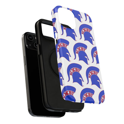 Bixby Spartan Blue Logo Impact Resistant iPhone Case