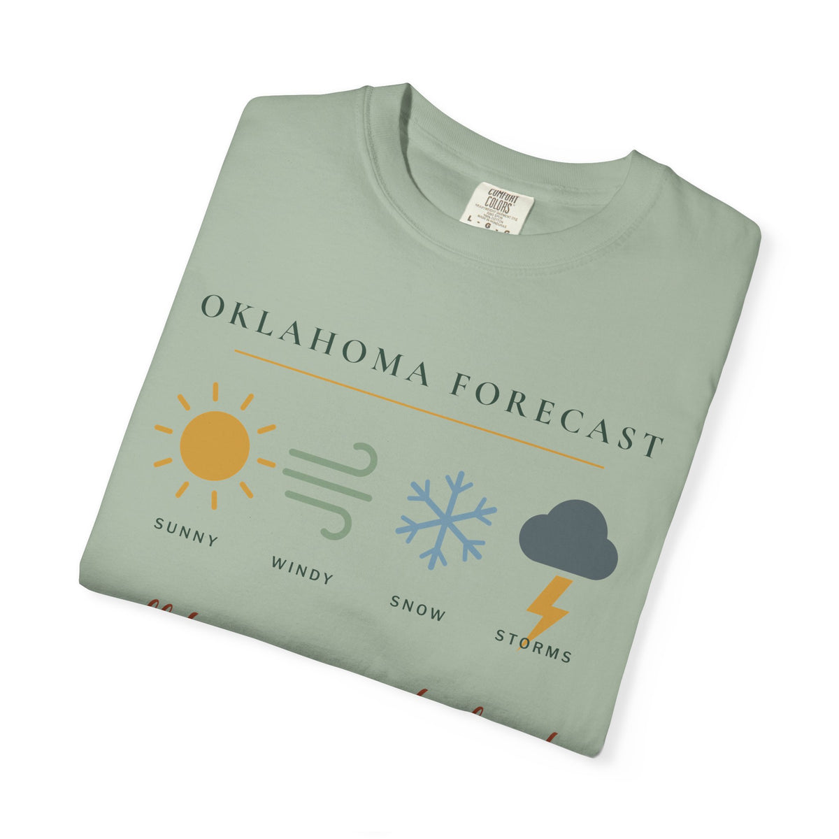 Oklahoma Forecast Tee | Comfort Colors