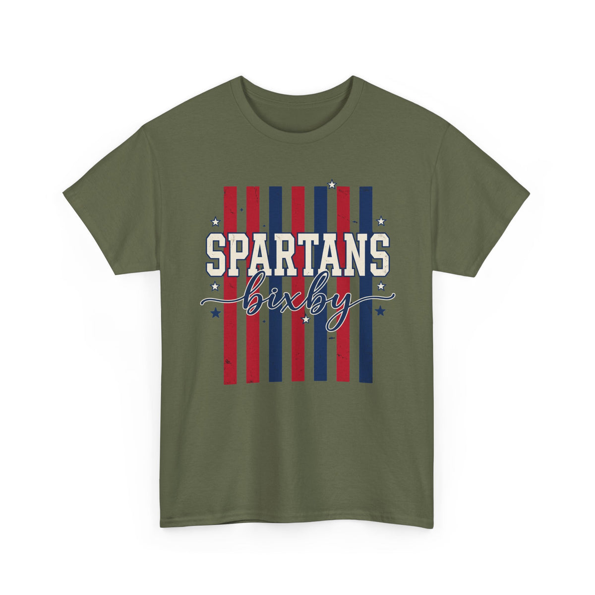 Bixby Spartans Patriotic Tee