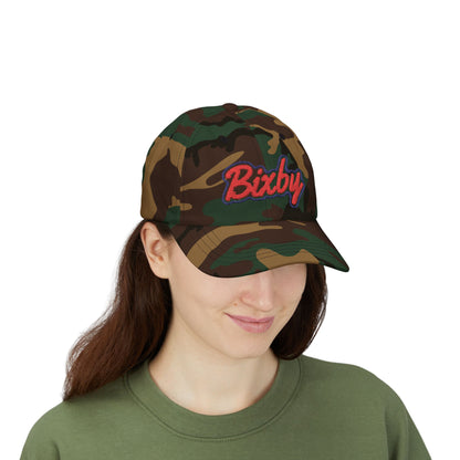 Bixby Spartans Retro Script Embroidered Dad Hat – Classic Adjustable Ball Cap