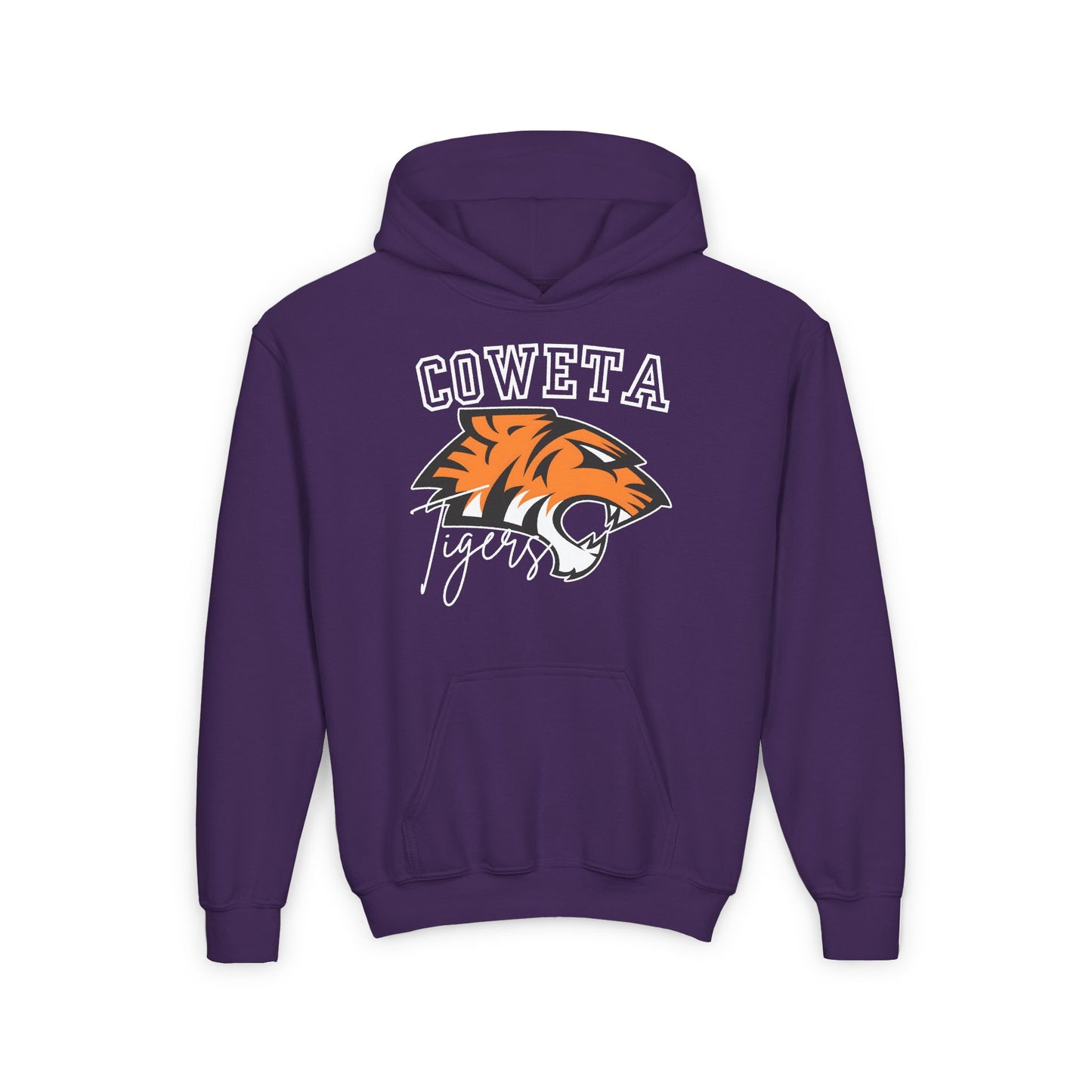 Coweta Tigers Youth Crewneck Gildan Hoodie