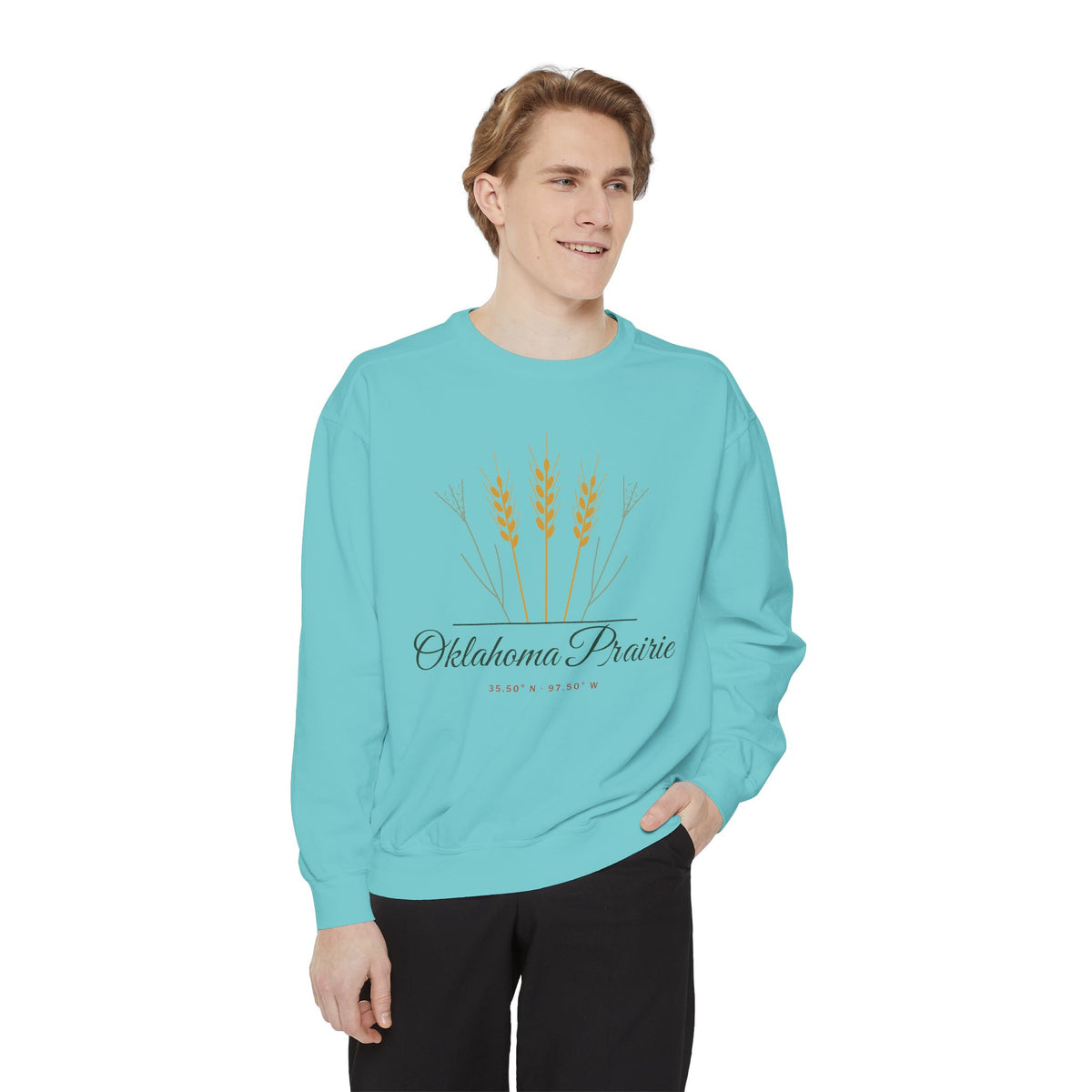 Oklahoma Prairie Crewneck Sweatshirt | Comfort Colors