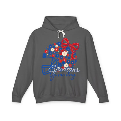 Spartans Floral Helmet Premium Comfort Colors Hoodie