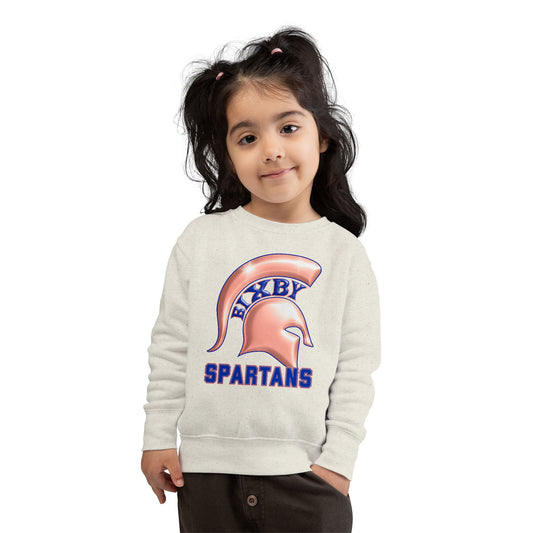 Bixby Spartans Metallic Rose Gold Toddler Rabbit Skins Sweatshirt