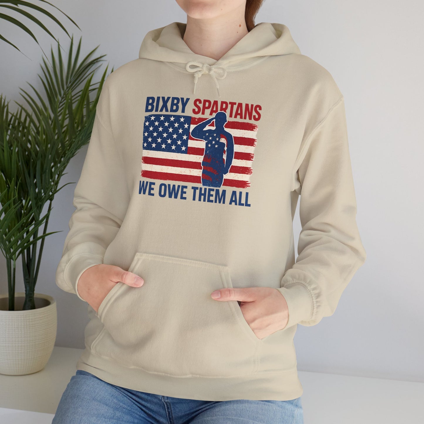 Bixby We Owe Them All Gildan Hoodie