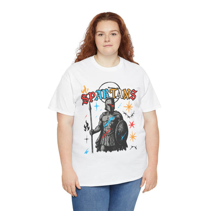Spartans Graffiti Design Gildan Tee