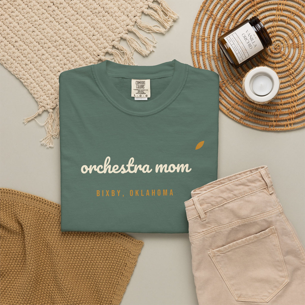 Orchestra Mom Script Tee | Bixby