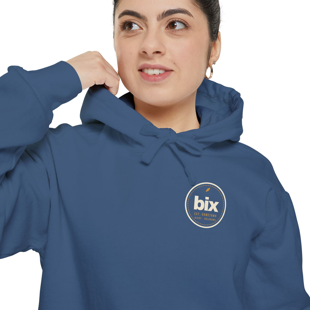 bix Stamp Left-Chest Hoodie
