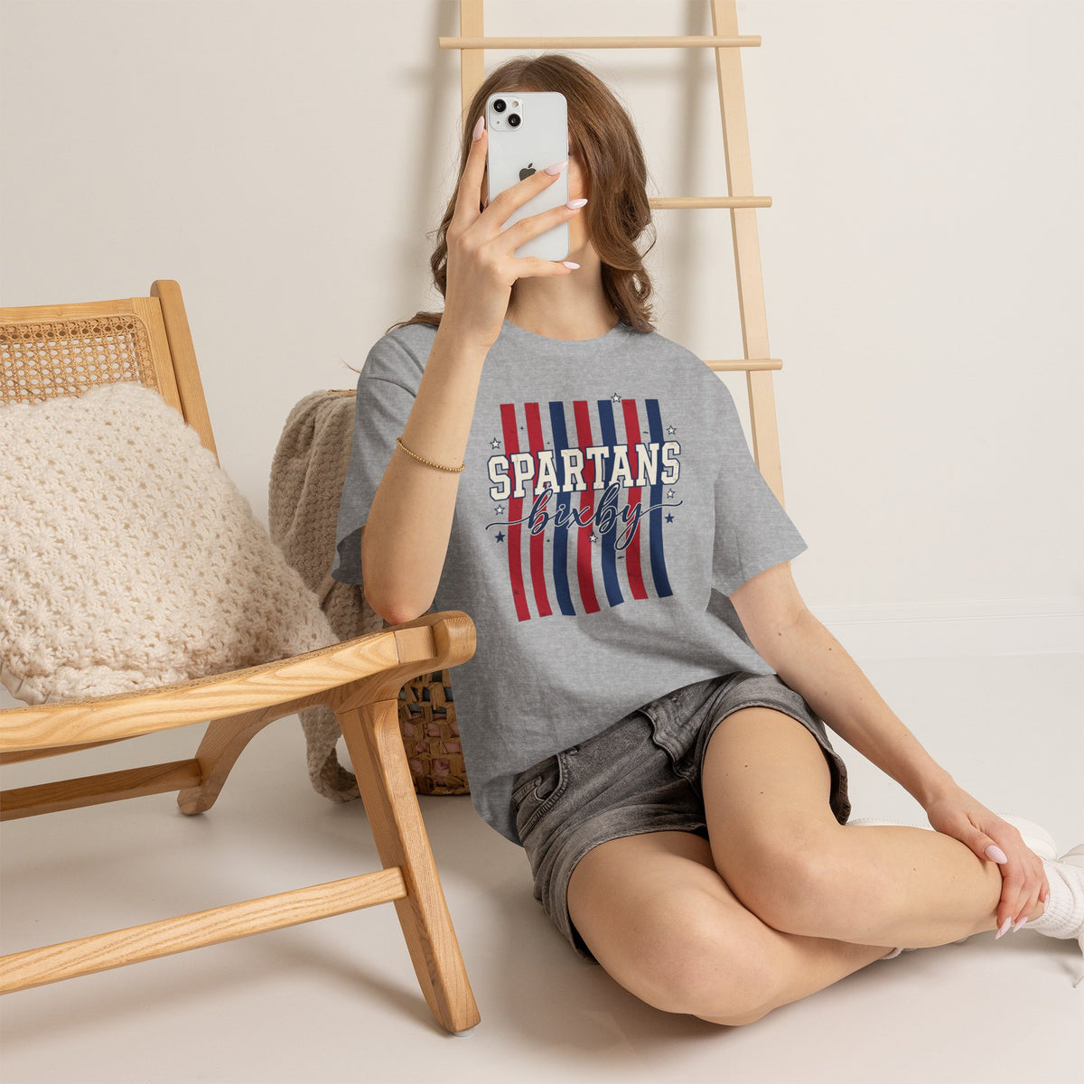 Bixby Spartans Patriotic Tee