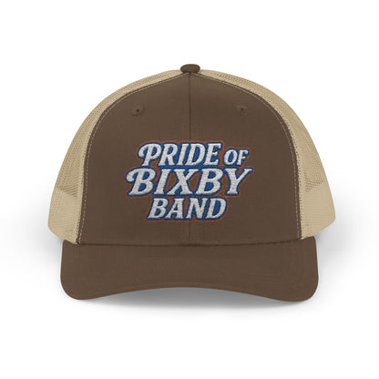 Pride of Bixby Band Embroidered Trucker Snapback
