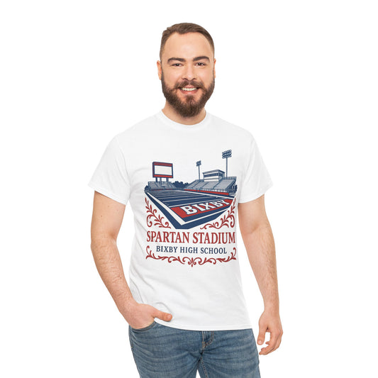 Ornate Spartan Stadium Gildan Tee