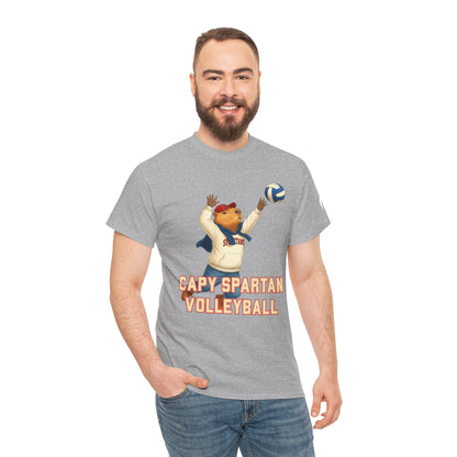 Capy Spartan Volleyball Gildan Tee