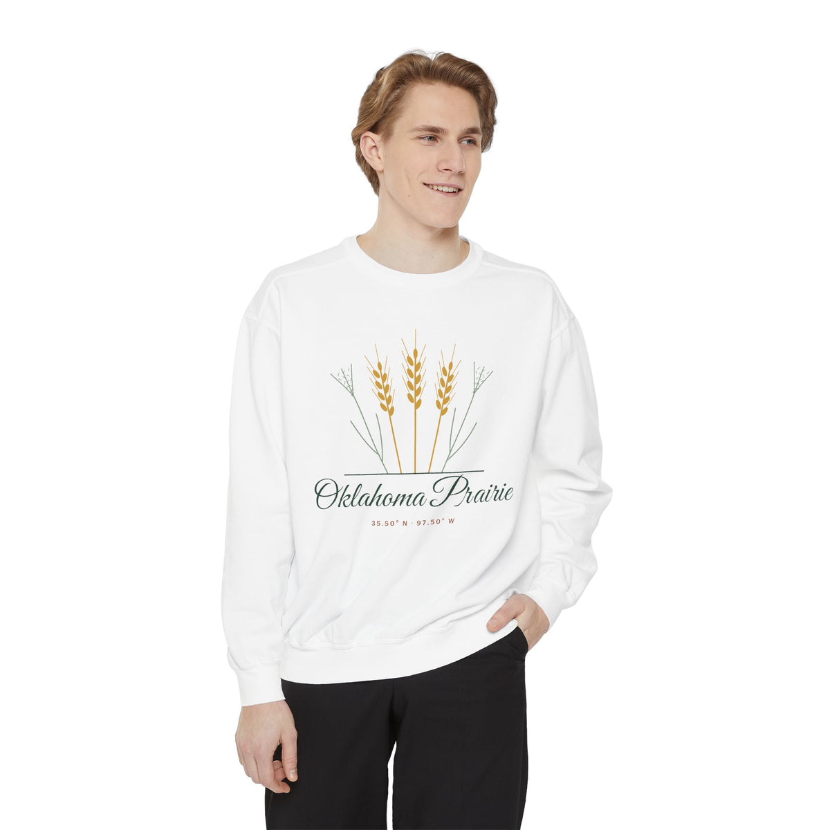 Oklahoma Prairie Crewneck Sweatshirt | Comfort Colors