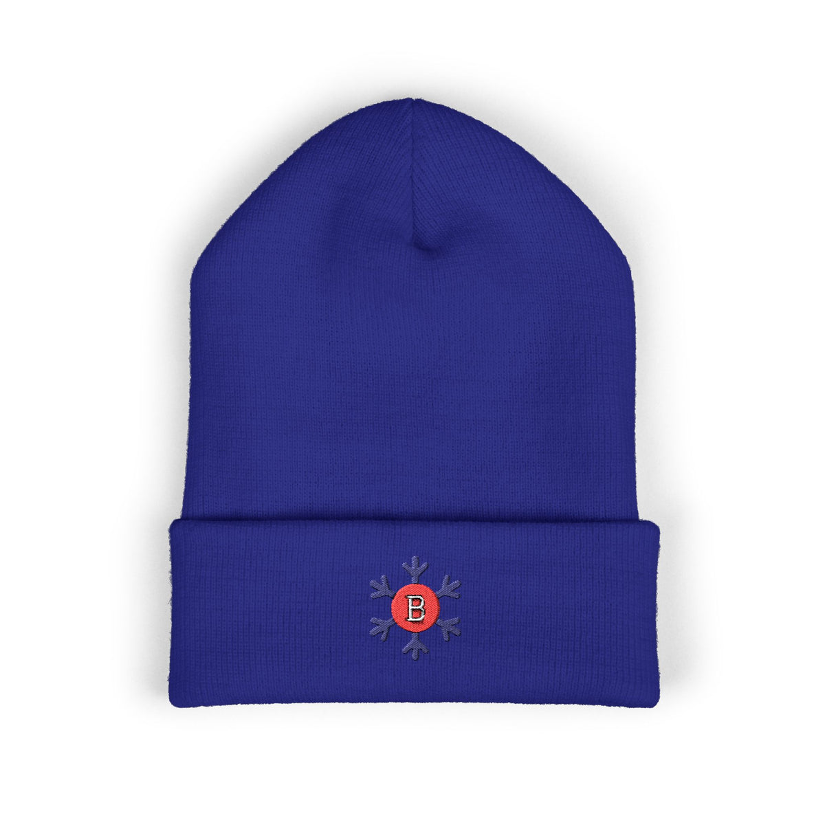 Bixby Spartans Snowflake B Embroidered Winter Beanie