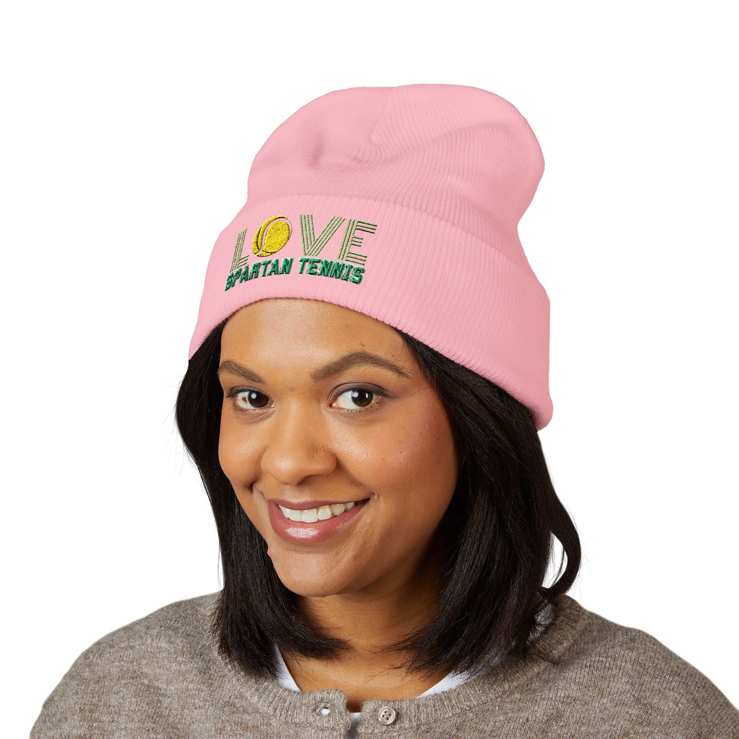 Bixby Spartan Tennis Embroidered Beanie