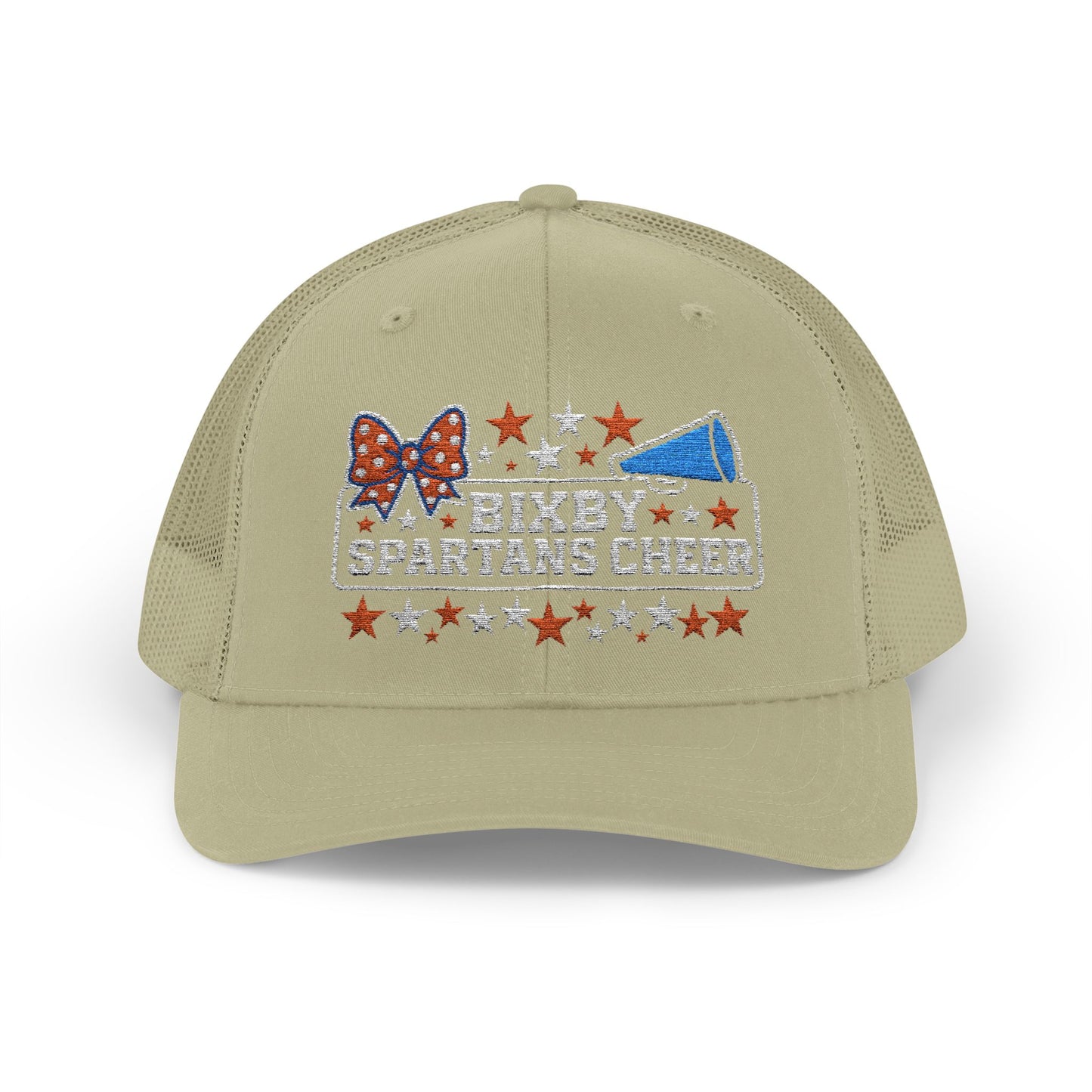 Bixby Spartans Cheer Embroidered Trucker Snapback