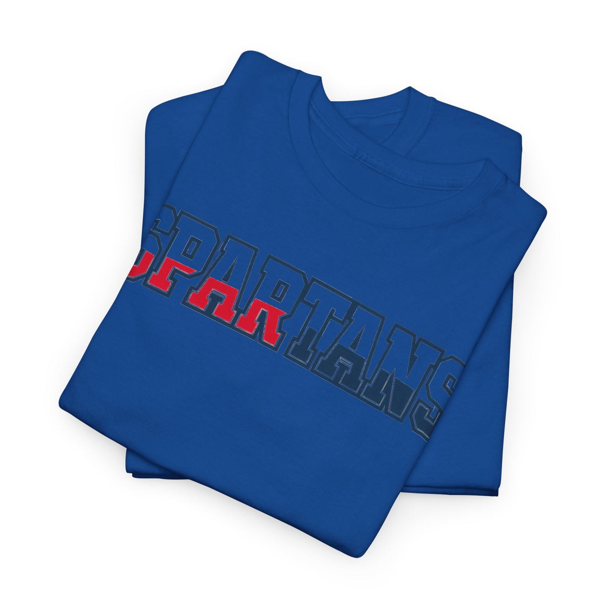 Bixby Spartans Athletic Letter Chest And Left Sleeve Tee