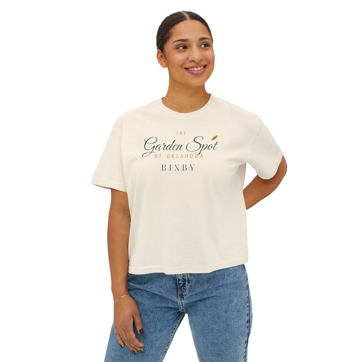 Garden Spot of Oklahoma Boxy Comfort Colors Tee