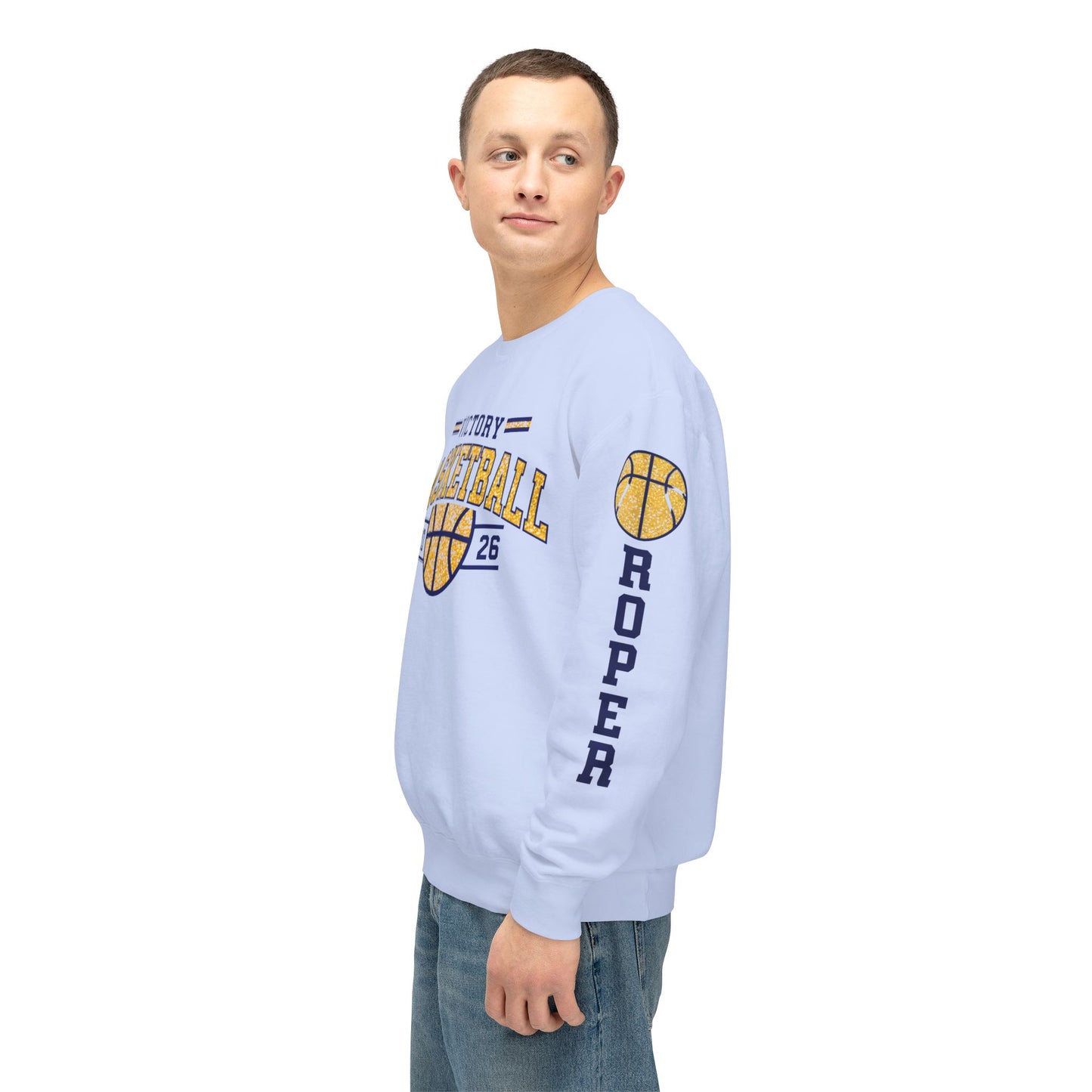 Victory Basketball Crewneck Comfort Colors Sweatshirt