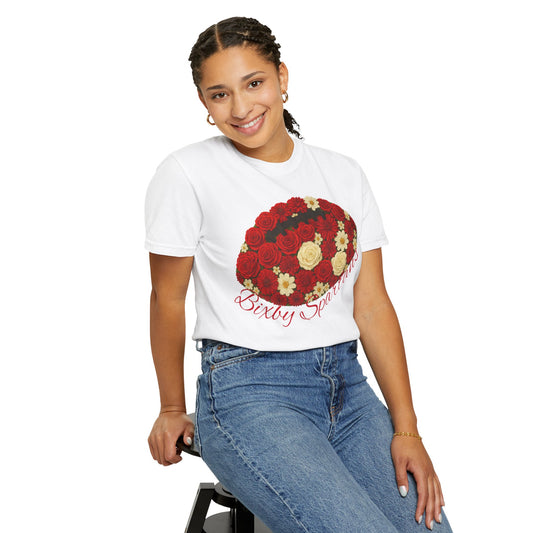 Bixby Spartans Floral Comfort Colors Tee