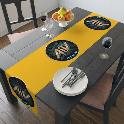 The AI Vet Round Logo Table Runner