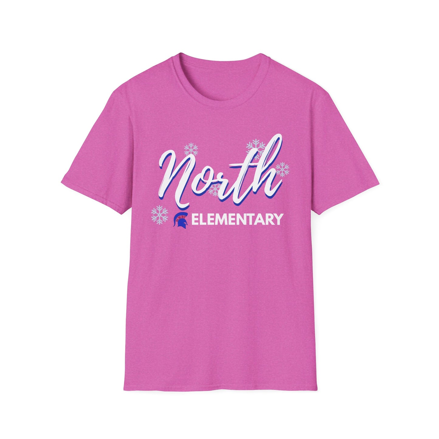 Bixby Spartan North Elementary Snow Day Softstyle Tee