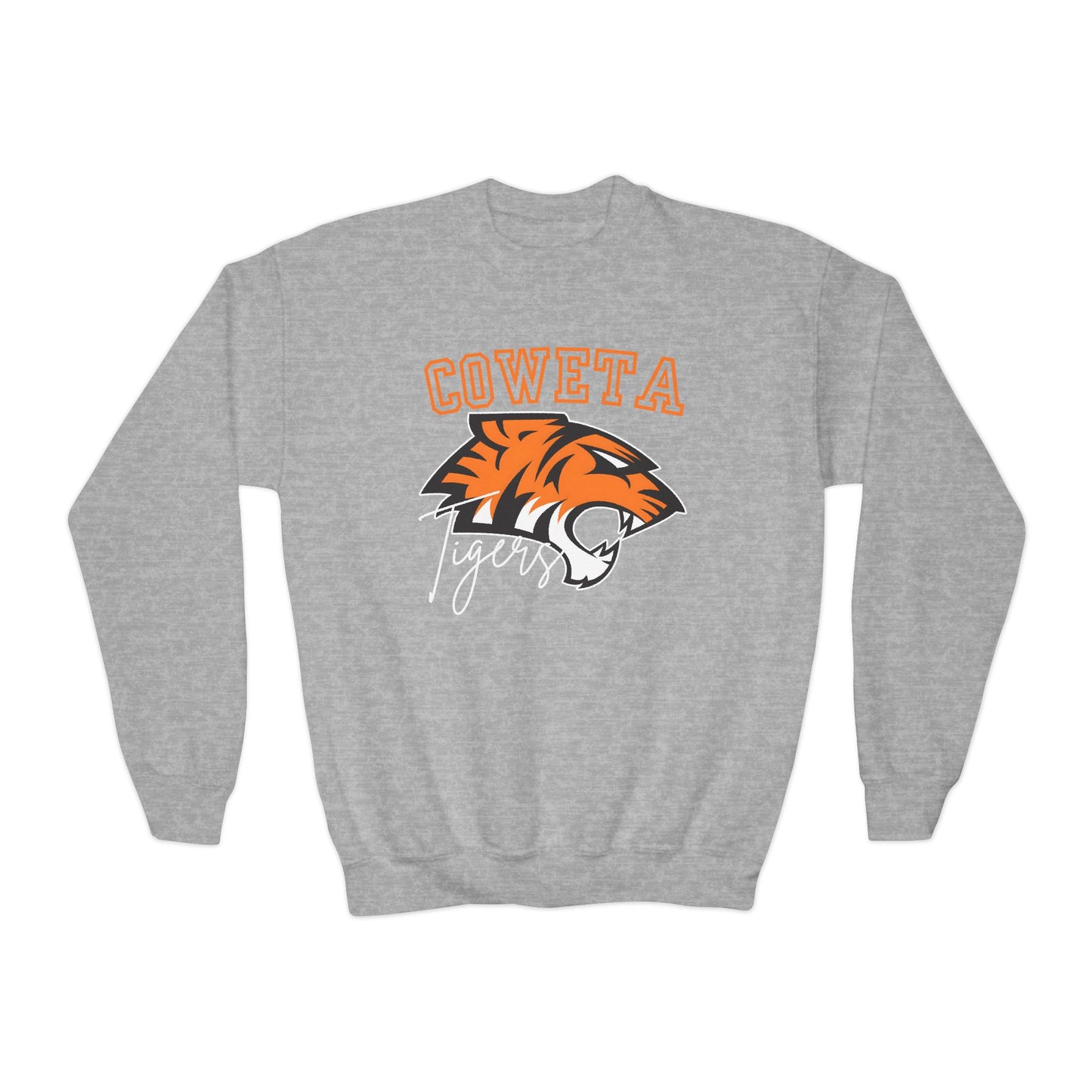 Coweta Tigers Youth Crewneck Gildan Sweatshirt