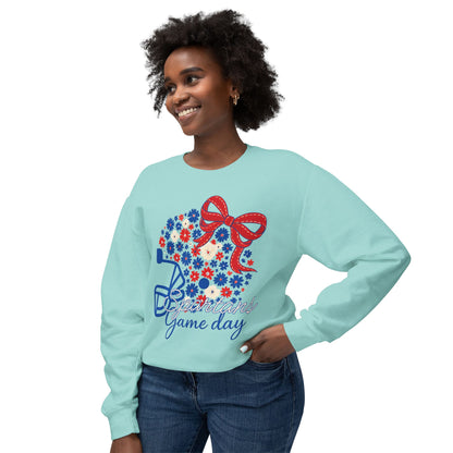 Spartans Floral Helmet Premium Comfort Colors Sweatshirt