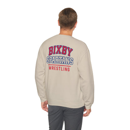 Bixby Spartan Wrestling Gildan Sweatshirt